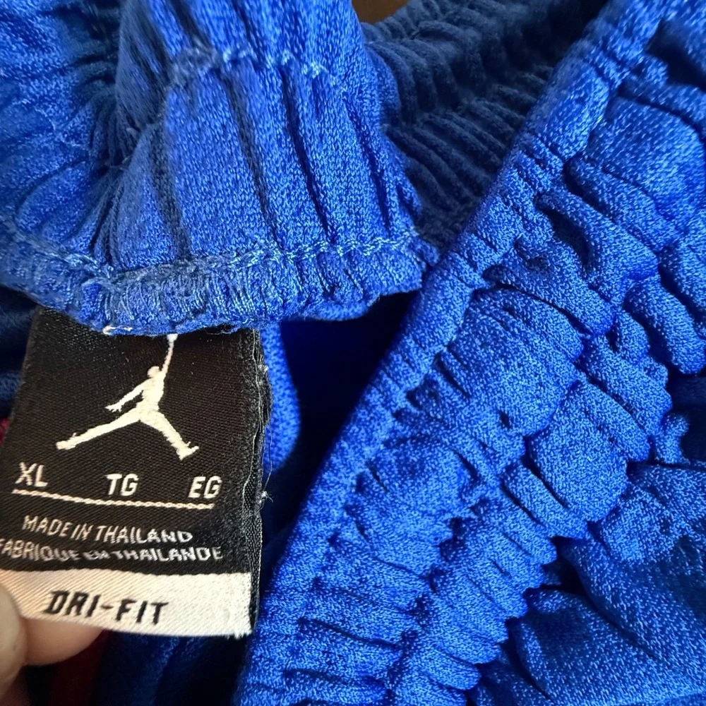 Jordan Mens Dri-FIT Basketball Shorts XL Royal Blue White Jumpman 483337-474